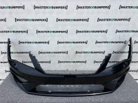Seat Leon Fr Mk3 Lift Hatchback 2017-2019 Front Bumper 4 Pdc Jets Genuine [o590]