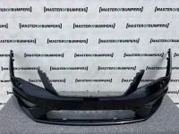 Seat Leon Fr Mk3 Lift Hatchback 2017-2019 Front Bumper 4 Pdc Jets Genuine [o590]