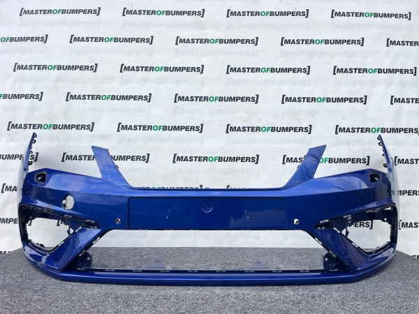 Seat Leon Fr Mk3 Lift Hatchback 2017-2019 Front Bumper 4 Pdc Jets Genuine [o655]