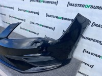 Seat Leon Fr Mk3 Lift Hatchback 2017-2019 Front Bumper 4 Pdc Jets Genuine [o657]
