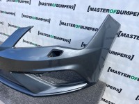 Seat Leon Fr Mk3 Lift Hatchback 2017-2019 Front Bumper No Pdc Jet Genuine [o659]