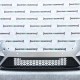 Skoda Octavia Vrs Mk4 2020-on Front Bumper Silver 4 X Pdc & Jets Genuine [s276]