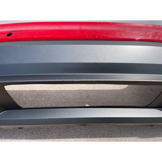 Skoda Kamiq Sel 2019-on Rear Bumper Red 4 Pdc Genuine [s371]