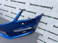 Skoda Octavia Vrs Mk3 Lift 2016-2019 Front Bumper 4 Pdc + Jets Genuine [s574]