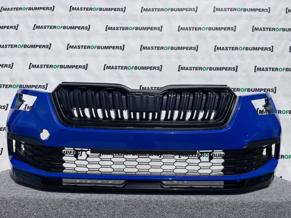 Skoda Kamiq Monte Carlo Mk1 2019-2023 Front Bumper 4 Pdc Genuine [s601]