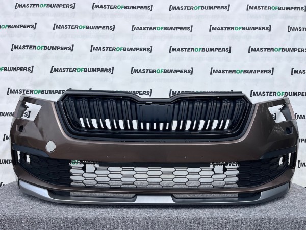 Skoda Kamiq Se L Edition Mk1 2019-2023 Front Bumper 4 Pdc + Jets Genuine [s225]