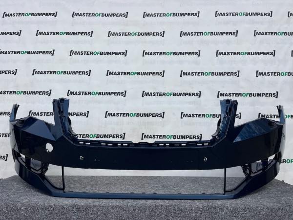 Skoda Superb Salon Estate Mk3 2015-2019 Front Bumper 4 Pdc +jets Genuine [s631]
