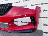 Skoda Scala Monte Carlo Hatchback 2019-2023 Front Bumper 4 Pdc Genuine [s558]