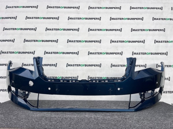 Skoda Superb Salon Estat Mk3 2015-2019 Front Bumper 4 Pdc No Jets Genuine [s680]