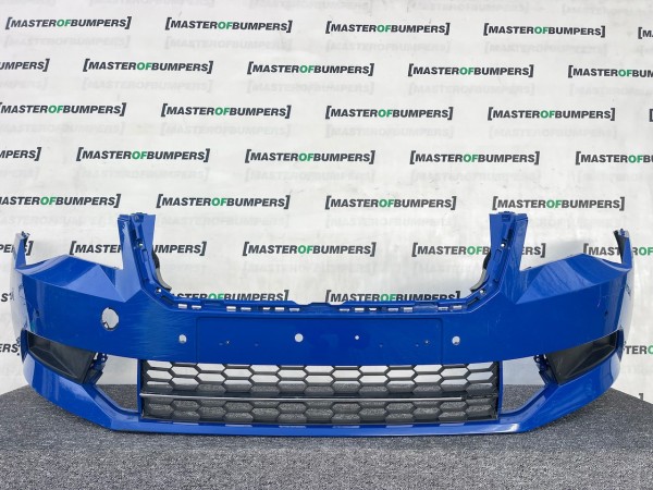Skoda Superb Salon Estat Mk3 2015-2019 Front Bumper 4 Pdc No Jets Genuine [s681]