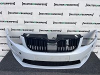 Skoda Octavia Vrs Mk3 2012-2016 Front Bumper No Pdc Jets Genuine [s690]
