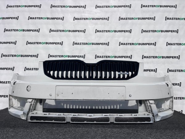 Skoda Octavia Scout Estat Mk3 2012-2016 Front Bumper 4 Pdc +jets Genuine [s717]