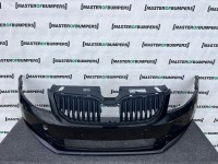 Skoda Octavia Elegance Mk3 2012-2016 Front Bumper No Pdc + Jets Genuine [s709]
