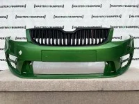 Skoda Octavia Vrs Mk3 2012-2015 Front Bumper No Pdc + Jets Genuine [s393]