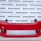 Skoda Rapid Spaceback 2012-2015 Front Bumper Red No Pdc No Jets Genuine [s436]