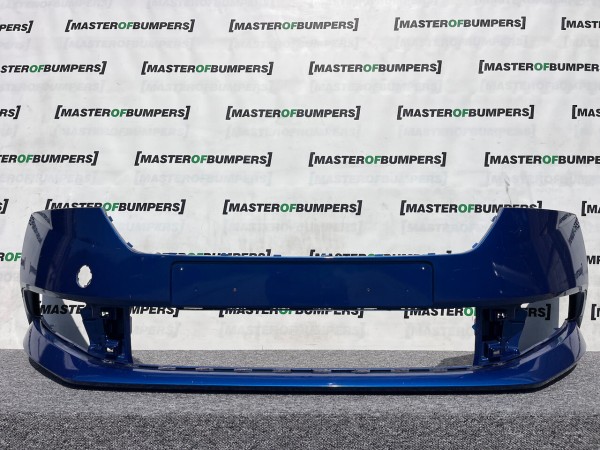 Skoda Fabia Hatchback Mk3 Lift 2018-2021 Front Bumper No Pdc Genuine [s587]