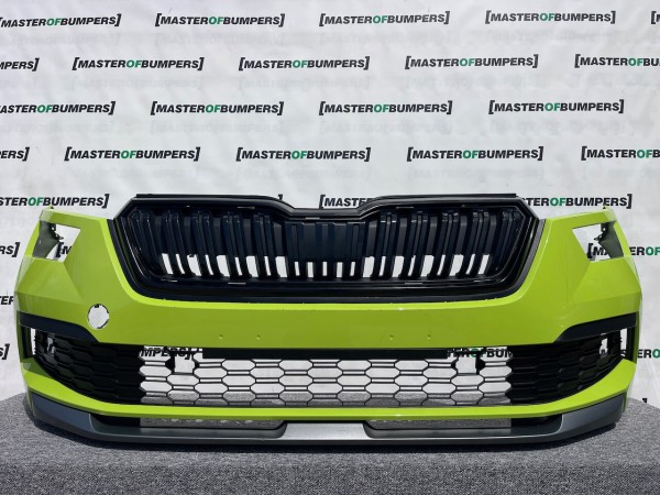 Skoda Kamiq Se L Edition Mk1 2019-2023 Front Bumper 4 Pdc Genuine [s599]