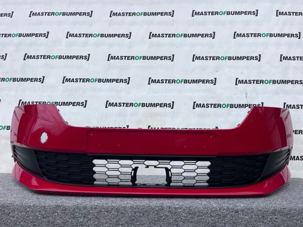 Skoda Fabia Hatchabck Esta Mk3 Lift 2018-2021 Front Bumper No Pdc Genuine [s610]