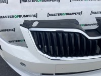 Skoda Octavia Elegance Mk3 2012-2016 Front Bumper No Pdc + Jets Genuine [s710]