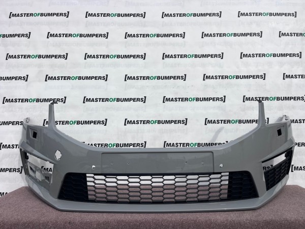 Skoda Octavia Vrs Mk3 Lift 2016-2019 Front Bumper 4 Pdc +jets Genuine [s750]