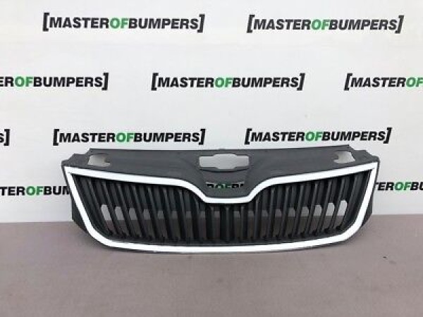 Skoda Rapid 2012-2017 Front Bumper Main Grill Genuine Chrome Skoda Rapid 2012-2017 Front Bumper Main Grill Genuine Chrome
