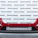Skoda Octavia Vrs Mk4 2020-on Front Bumper In Red 4 X Pdc & Jets Genuine [s274]
