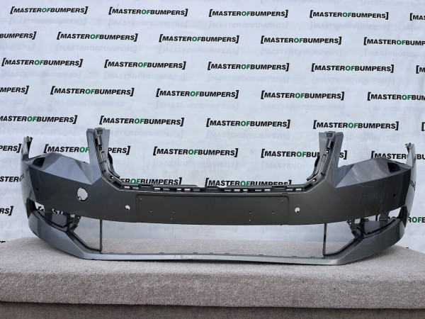Skoda Superb Salon Estate Mk3 2015-2019 Front Bumper 4 Pdc +jets Genuine [s556]