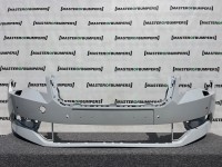 Skoda Superb Salon Estate Mk3 2015-2019 Front Bumper 4 Pdc +jets Genuine [s552]