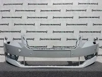 Skoda Superb Salon Estate Mk3 2015-2019 Front Bumper 4 Pdc +jets Genuine [s552]