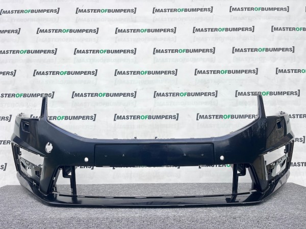 Skoda Octavia Vrs Mk3 Lift 2016-2019 Front Bumper 4 Pdc +jets Genuine [s643]