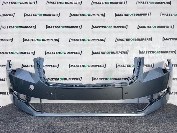 Skoda Superb Salon Estat Mk3 2015-2019 Front Bumper 4 Pdc + Jets Genuine [s686]