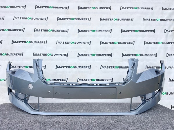 Skoda Superb Salon Estate Mk3 2015-2019 Front Bumper 4 Pdc +jets Genuine [s683]