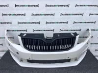 Skoda Octavia Vrs Mk3 2012-2016 Front Bumper 4 Pdc + Jets Genuine [s694]