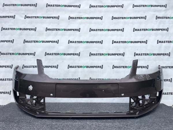 Skoda Octavia Elegance Mk3 2012-2016 Front Bumper 6 Pdc + Jets Genuine [s708]