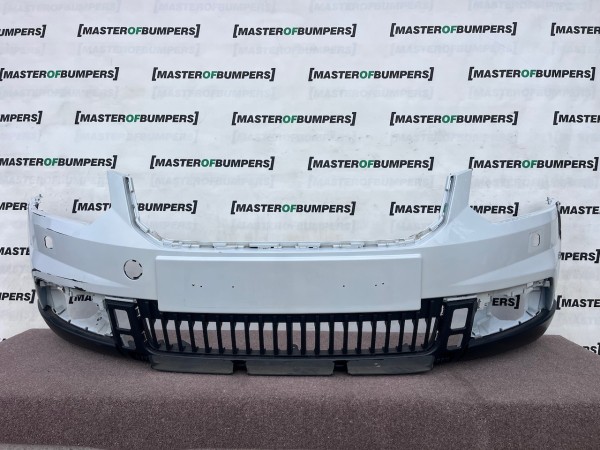 Skoda Yeti Outdoor Mk1 Lift 2014-2018 Front Bumper No Pdc Jets Genuine [s749]