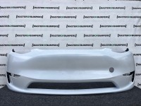 Tesla Y Model Y 2020-2024 Front Bumper White No Pdc Genuine [p631]