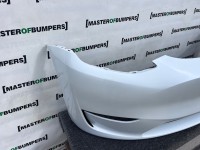 Tesla Y Model Y 2020-2024 Front Bumper White No Pdc Genuine [p631]