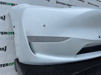 Tesla Y Model Y 2020-2024 Front Bumper White 6 Pdc Genuine [p613]