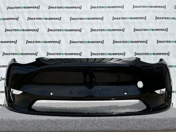 Tesla Y Model Y 2020-2024 Front Bumper Black 6 Pdc Genuine [p471]