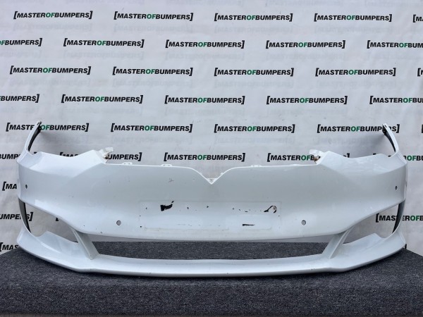 Tesla Model S Performance Mk1 Lift 2016-2021 Front Bumper 6 Pdc Genuine [p539]