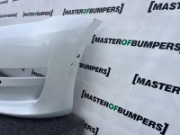 Tesla Model 3 Hatchback 2017-2023 Front Bumper White 6 Pdc Genuine [p632]