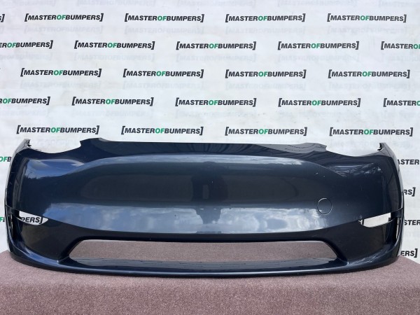 Tesla Y Model Y Hatchabck Ev 2020-2024 Front Bumper Grey No Pdc Genuine [p821]