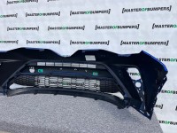 Toyota C-hr Chr Face Lift 2021-2023 Front Bumper Blue 6 Pdc Genuine [t502]
