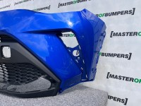 Toyota C-hr Chr Face Lift 2021-2023 Front Bumper Blue 6 Pdc Genuine [t502]