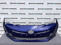 Toyota Prius Mk4 1.8vvt 2016-2018 Front Bumper 6 Pdc No Jets Genuine [t514]
