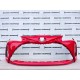 Toyota Yaris Mk3 Face Lifting 2017-2020 Front Bumper Red Genuine [t275]