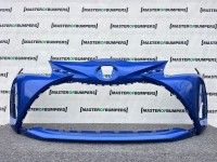 Toyota Yaris Mk3 Lift Hatchback 2017-2020 Front Bumper 4 Pdc Genuine [t583]