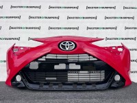 Toyota Aygo X-trend Mk2 Hatchback 2018-2021 Front Bumper Red Genuine [t614]