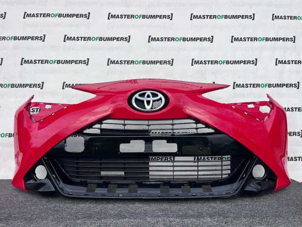 Toyota Aygo X-trend Mk2 Hatchback 2018-2021 Front Bumper Red Genuine [t614]