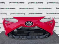 Toyota Aygo X-trend Mk2 Hatchback 2018-2021 Front Bumper Red Genuine [t614]
